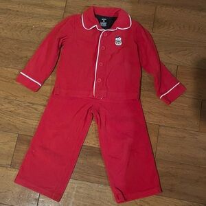 Carter's Red Fleece Holiday Pajama Set